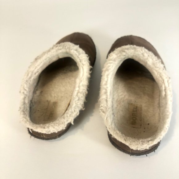 Sorel Suede Shearling Nakiska Slide Slipper 6 - Picture 5 of 8